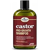 Difeel Castor Pro-Growth Shampoo 12 oz. - Made with Natural Castor Oil for Hair Growth, Sulfate Free Shampoo
