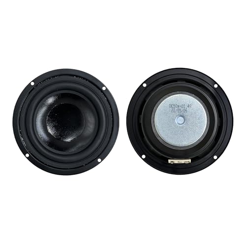 Image of 5.25 Inch Midrange Speakers - Hi-Fi Driver 4 Ohms 30 Watts Speaker for High-End Audio Music Systems, Cars & DIY Projects (2 Pcs)