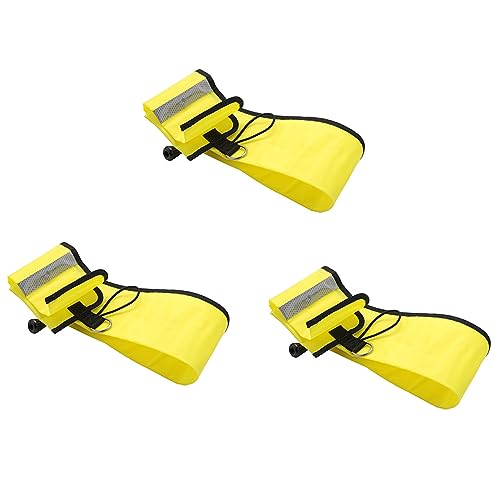 Marqueur bouée de plongée sous-marine jaune 1m pour sorties en mer sécurisées