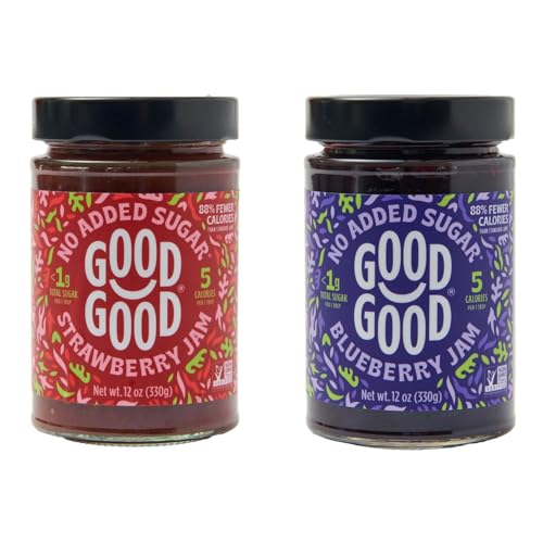 GOOD GOOD Strawberry & Blueberry Jam - No Added Sugar
