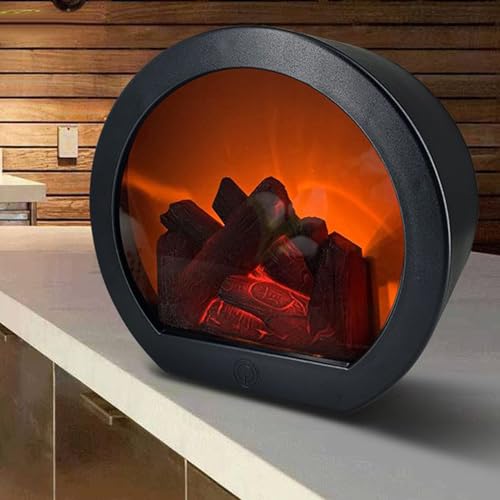 Lámpara LED de chimenea portátil sin llama para evitar incendios 4