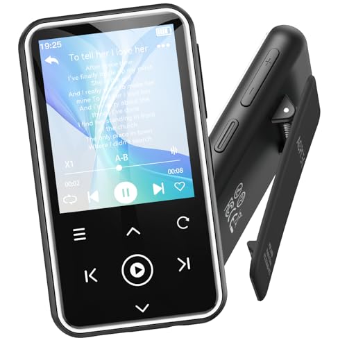 【Lettore MP3 Multifunzionale】Il nostro lettore musica portatile supporta non solo l'ascolto di musica, podometro, registrazione vocale, radio FM, libro elettronico, file, foto, video, ma supporta anche la sveglia, la ripetizione A-B, ecc. È un ottimo regalo per bambini, anziani o amici!