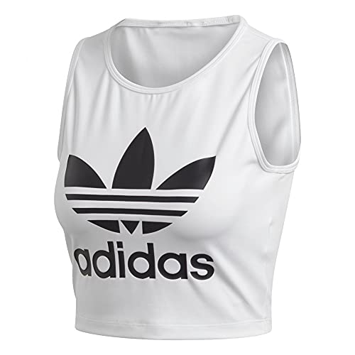 Adidas Camiseta de Manga Corta Mujer Tank Blanco