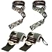 Rip Toned Lifting Straps + Wrist Wraps Bundle (1 Pair of Each) by Bonus Ebook for Weightlifting, Xfit, Workout, Gym, Powerlifting, Bodybuilding - Lifetime Replacement Warranty! (Gray Camo)