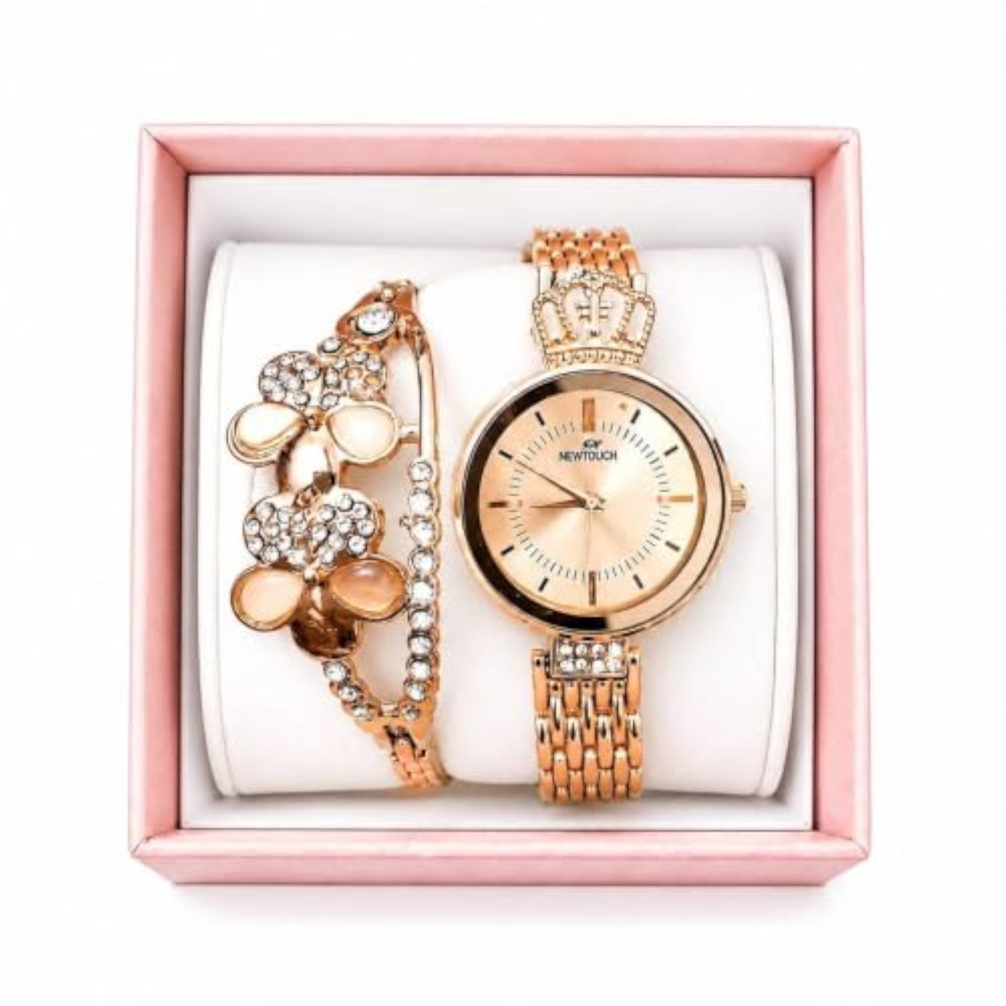 Kashmiri Meenakari Round Dial Bracelet Watch, Ethnic Gift
