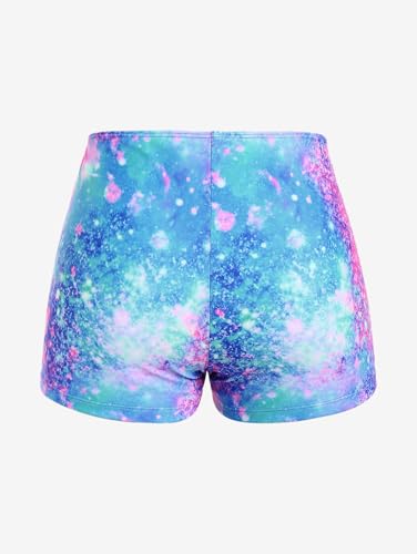 ROSE GAL Rosegal Womens Plus Size Lip Printed Padded Boyleg Strappy Tankini Swimsuit4