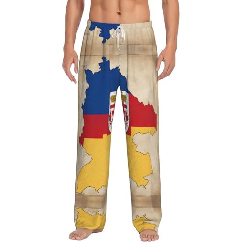 Pantalon pyjama homme imprimé Thuringe léger contre la chaleur