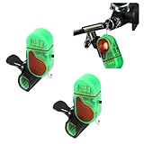 New 2Pcs Fishing Bite Alarm, Upgrade Sensitive Electronic Fishing Alarms ,Sound Bite Alert Bell with LED Lights,Fish Bite Alarm Indicator Suitable for Various Fishing Scenes