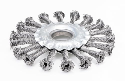 Harri Abrasives® - Twist Knotted Wire Wheel Brush - Carbon Steel - 4½? X 1/2