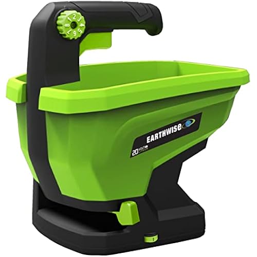 Earthwise SP001 20-Volt Cordless Seed & Fertilizer Spreader, Tool Only