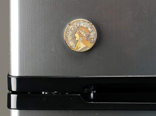 Buttonsmith Mucha Perfecta Magnet Set - Set Of 4 1.25" Magnets - Made In The Usa #TOP5