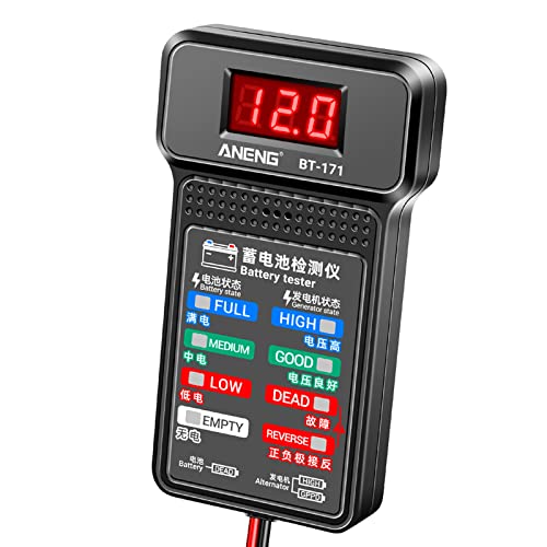 Loxgo 12V Car Battery Tester 100-2000Cca Battery Tester Auto Cranking And Charging System Battery Alternator Analyzers Car Battery Tester And Alternator Tester thumb #2