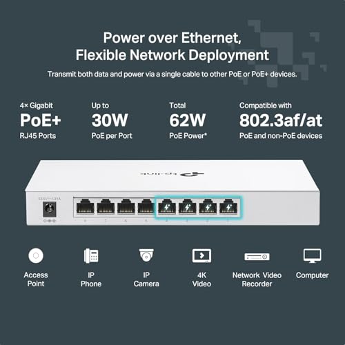 Image of TP-Link Festa FS308GP, 8 Port Gigabit Smart Managed PoE Switch