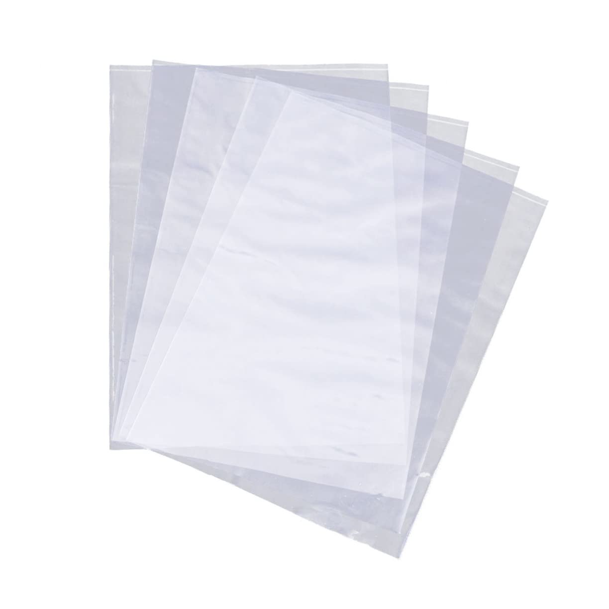 STOBAZA Pvc Shrink Bag Set of 500 Heat Shrink Film for Sealing Industrial Packaging and Food Preservation