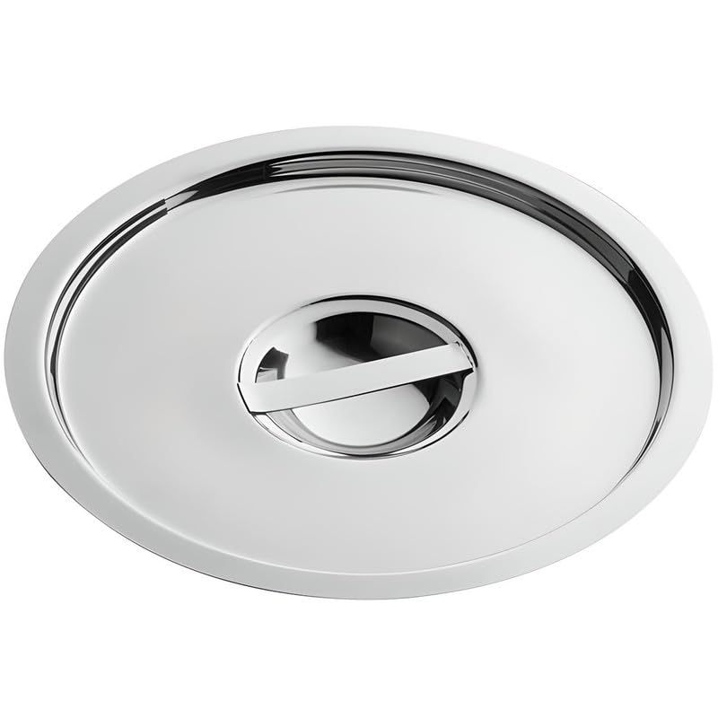 OCS Parts Stainless Steel Cover for 8.25 Quart Bain Marie Pots | 7-3/4" Bain Marie Pot Lid with Handle
