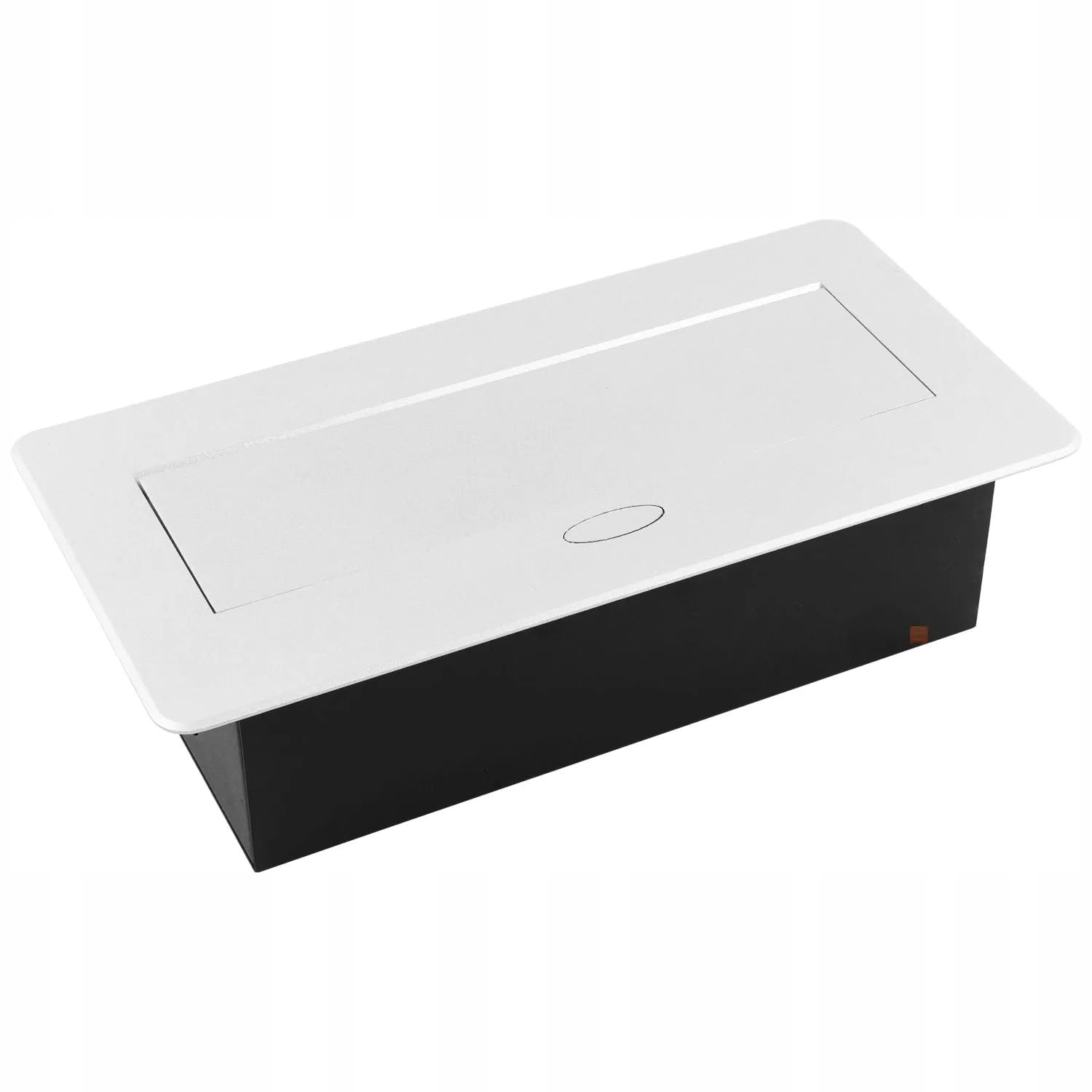 GNIAZDO NABLATOWE WPUSZCZANE CHOWANE W BLAT USB USB-C KLIKANE 230V BIAŁE