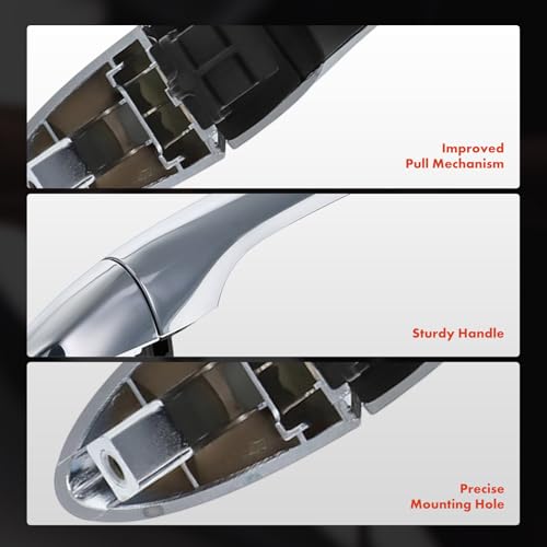 A-Premium Outside Exterior Door Handles - Rear Driver and Passenger Side by A-Premium - Used condition - Image 7