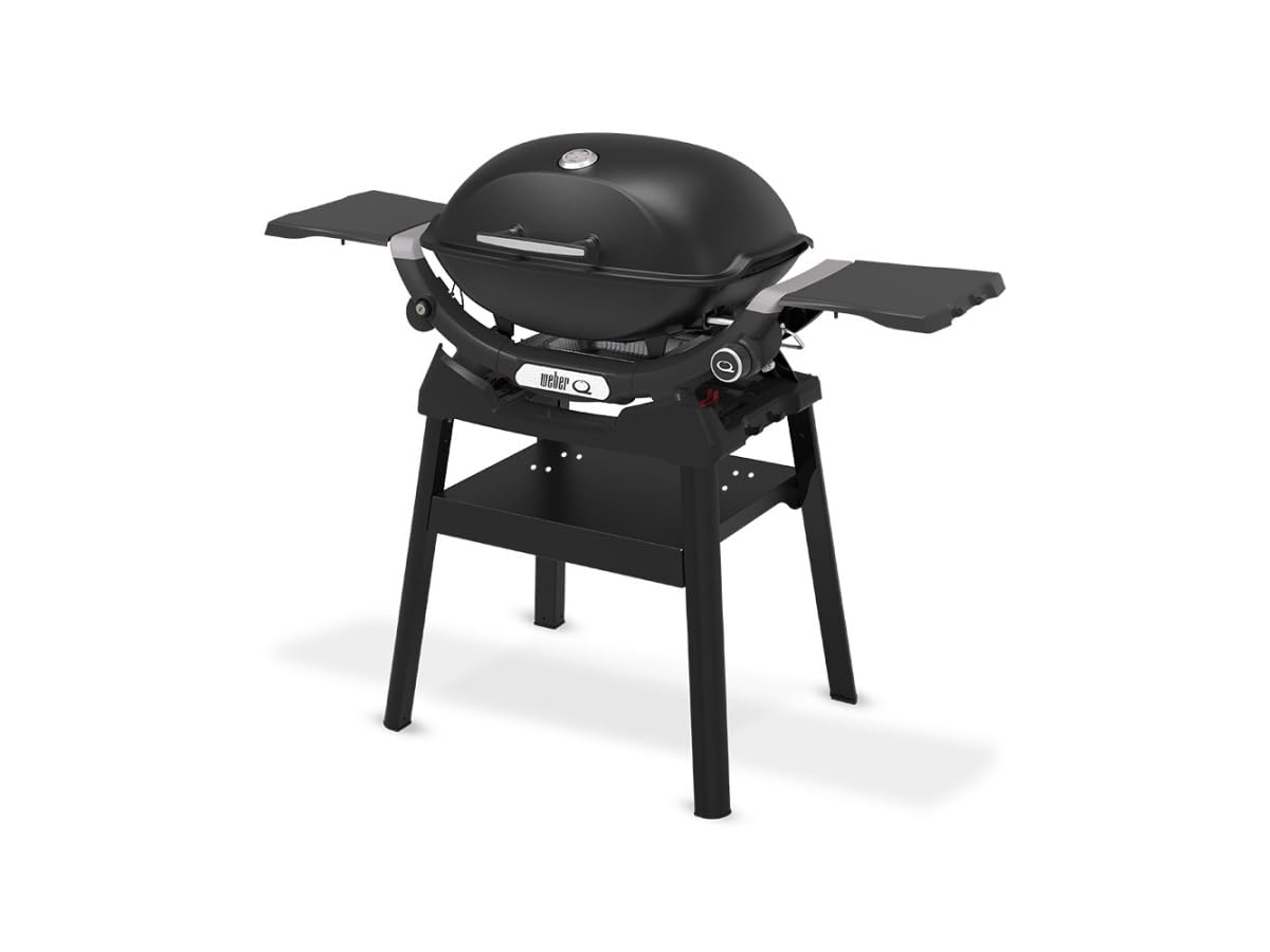 Barbacoa de gas Weber Q 2200 Negro, sobre pie, potencia 4110 W