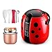 Produktbild Gkingif-Hot Pot Heißer Topf-Netter Käfer Intelligenter Reiskocher Tragbarer Mini 1~2 Elektrischer Kocher, 1.2L 200W (Farbe : Rot)