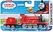 Thomas & Friends by Fisher-Price, Large Push-Along Die-Cast James Engine & Cargo Car from The Classic & All Engines Go Series