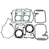 Engine Crankcase Gasket Set Compatible with XL600V Transalp Motorcycle Models 1987 1988 Fits Complete Engine Generator Assembly