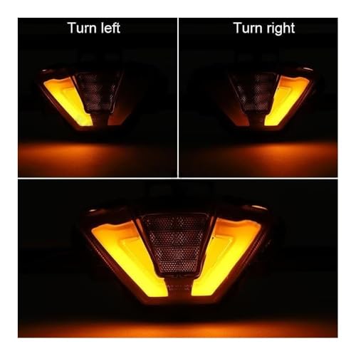 Feu arrière pour MT07 2021-2024 clignotant LED intégré - 5
