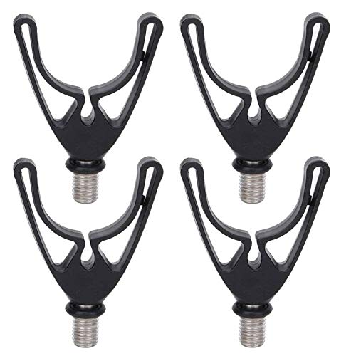 Wenxiaw Almohadillas de Plástico para Cañas de Pescar Almohadillas de Caña de Pescar para Vainas de Pesca, Palos de Banco, Pesca de Carpas, Soporte de Caña de Pescar, Almohadilla de Mango, 4 Piezas