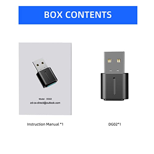 Smof Usb Bluetooth Audio Adapter For Connecting Headphones To Ps5, Ps4, Switch, Pc. Aptx Low Latency Wireless Audio Dongle Support, No Driver Installation Required,Not For Keyboard Or Mouse #TOP7