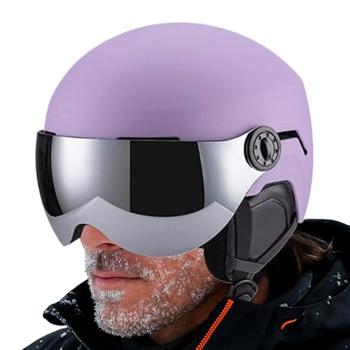 Casco de esquí anti-impactos cálido para evitar frío en la cabeza