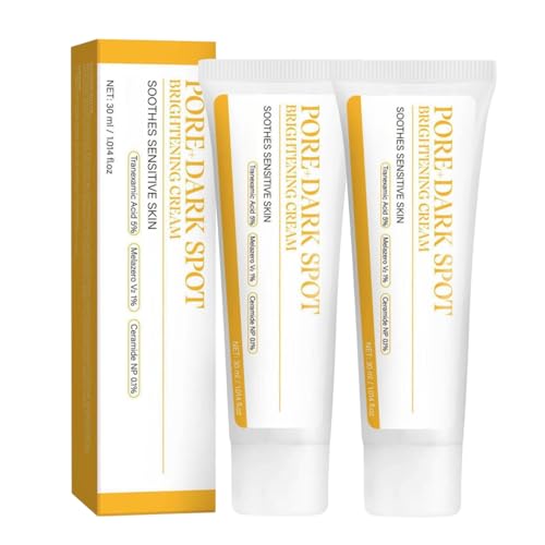Creme Anti Taches Brunes Visage, Creme Eclaircissante Peau Noir Puissant, Crème Decolorante Visage, Lait Eclaircissant Anti Tache Gamme Corps, Crème...