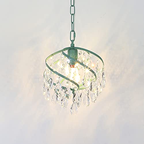 Lustre suspension cristal E27 contemporain pour îlot de cuisine