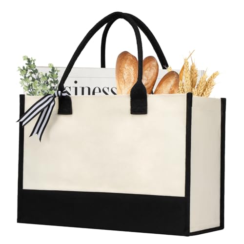 shenee Initial Canvas Tote Bag, Teacher Gift, Friends Birthday Gifts, Women Wedding Present, Retirement Jute Bag, Graduation, Nurse Bags (Plain) by shenee - Used condition - US$8.38