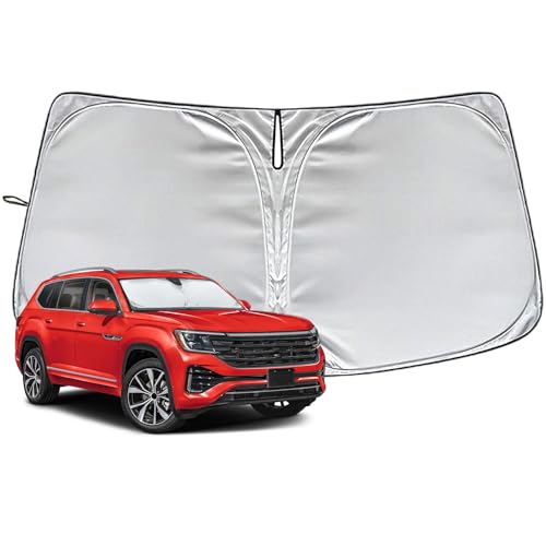 Image of Fit for Volkswagen VW Atlas 2018-2025 Side Window Sunshades, Customized for VW Atlas Car Front Window Sun Shades, Automatic Car Sun Shield Accessories, Blocks UV Rays, Keeps Vehicle Cool