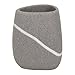 Produktbild MSV Zahnputzbecher Zahnbürstenhalter Zen 8x8x13 cm Steinoptik - Grau