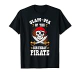 Glam-Ma of the Birthday Pirate Thème fête d'anniversaire T-Shirt