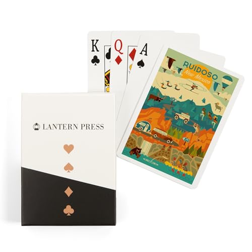 Baraja de Poker Lantern Press Ruidoso, NM 52 Cartas