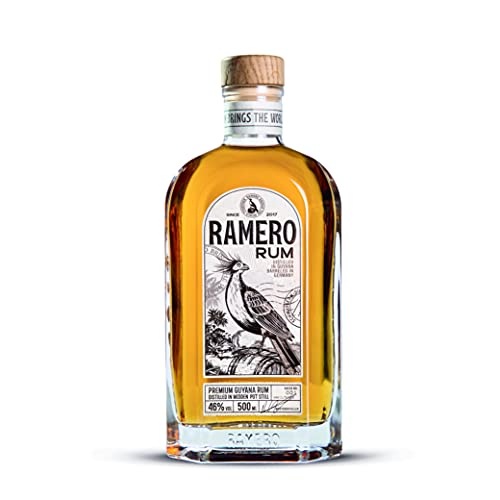 RAMERO Rum Cask Selection World Spirits Award 2022 prämiert, min. 3 Jahre gereift in Rotwein- und Whiskyfässern in…