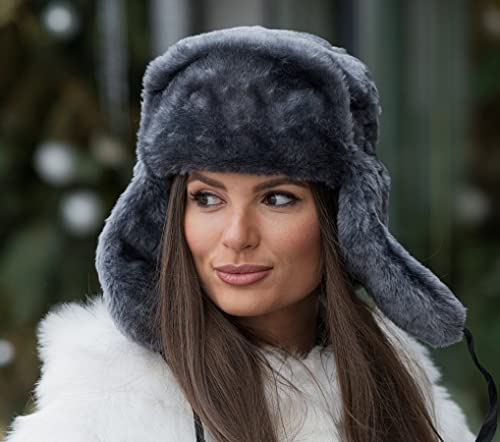 Image of BELEON Ushanka Russian Hat with Ear Flaps