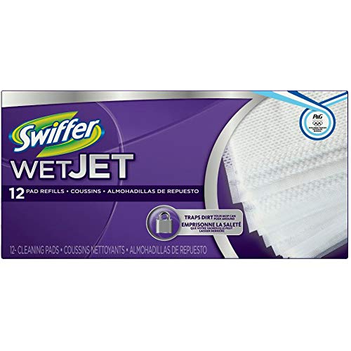 Swiffer Recambios de almohadillas de limpieza WetJet - Paquete de 12