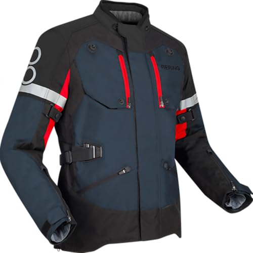 Veste Halifax BERING S - Blouson Moto Homme Noir pour Route