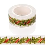 Peso: 11 g. 1 cinta adhesiva con diseño de Navidad para álbumes de recortes, bricolaje, manualidades, decoración japonesa, cinta de papel