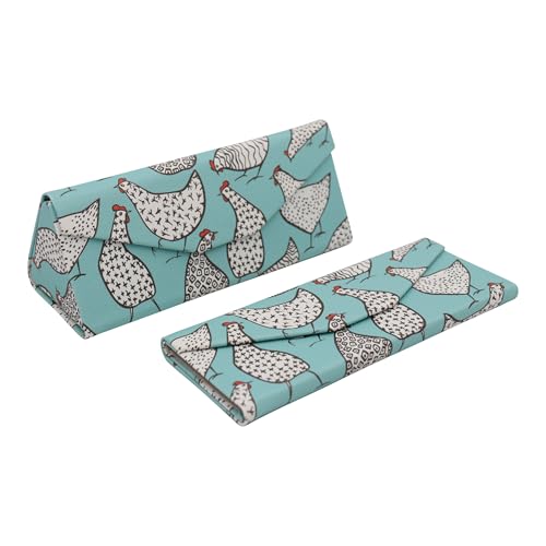Image of Real Sic Glasses Case for Men and Women - Magnetic Folding Hard Shell Sunglass Holder - Inspired by Adorable Animals