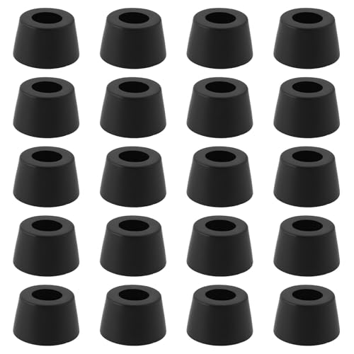 SG Store Lot de 20 pieds ronds en caoutchouc pour planche à découper - Pour caisses de vol, haut-parleurs, amplificateurs, armoires, meubles - 11 x 15 x 19...
