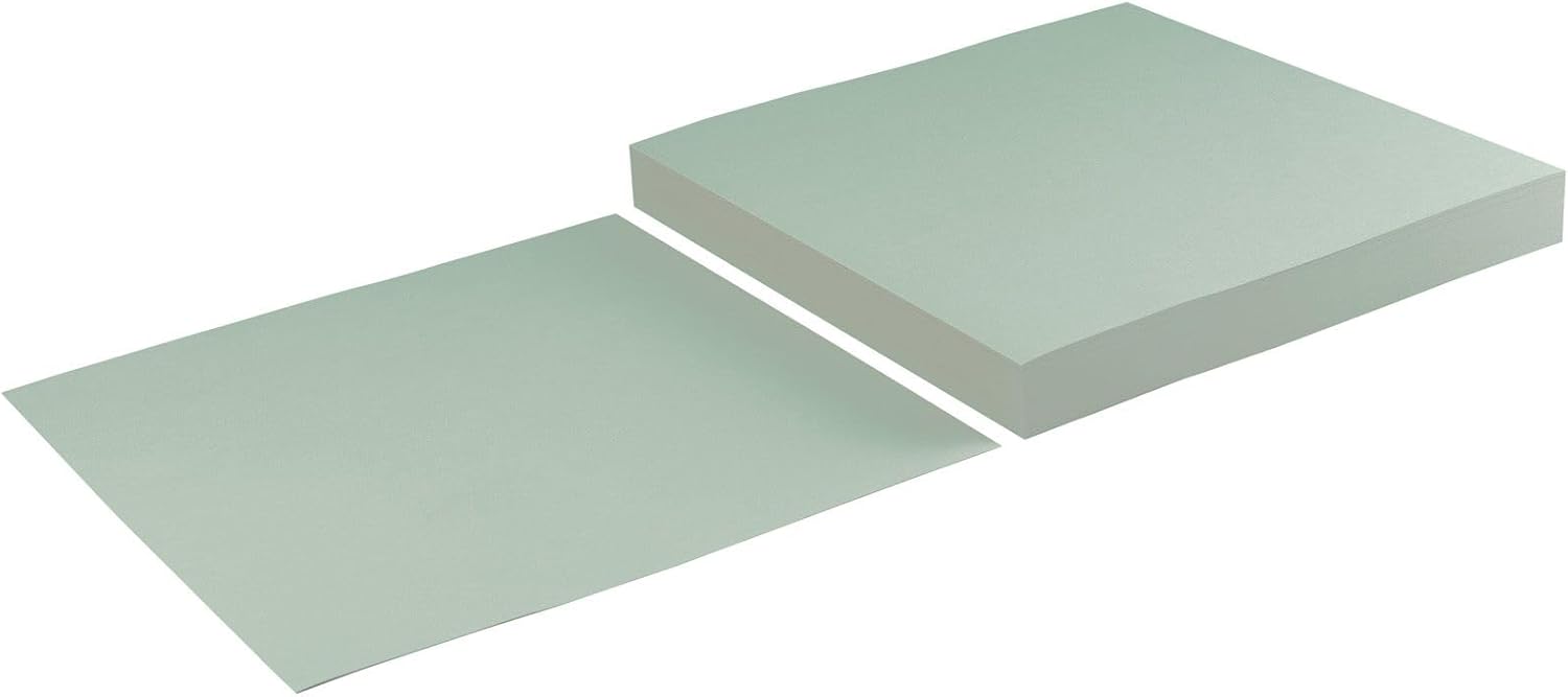 Florence Linen Cardstock Green 250 g - Coloured Paper 12 x 12 inches - Iguana - Card Making - Scrapbooking Supplies - Tear-Resistant - Create Elegant Invitations, Gift Boxes and Art Projects