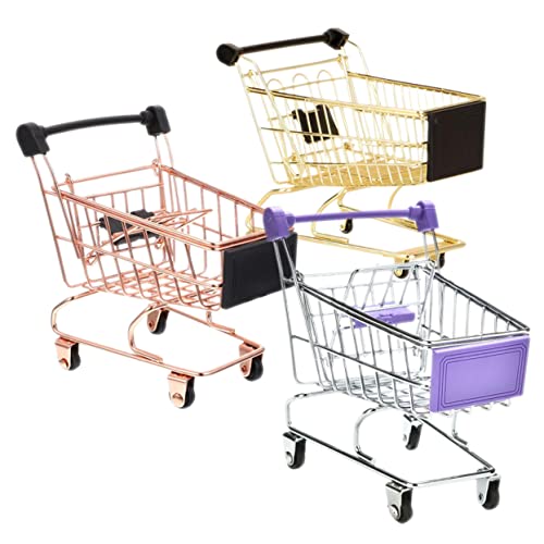 Toddmomy 6 Pçs Maquiagem Criativa Miniatura De Mercearia Para Utilidade Cores Sortidas Jogo Decoraçã