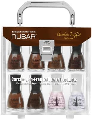 Nubar Cholate Truffled Collection 8 Nail Lacquers 0.5oz NCTK8