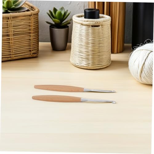 Crochets bois pour tricot de couvertures outils loisirs créatifs DIY - 6