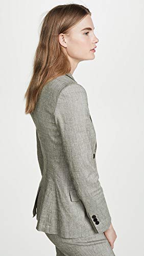 Theory Women's Staple Blazer H, Cargo Melange, 00 #TOP3