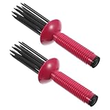 Healvian 2 Stück Teiliges Curling Hair Roll Comb aus Robustem Kunststoff Professioneller Volumen...