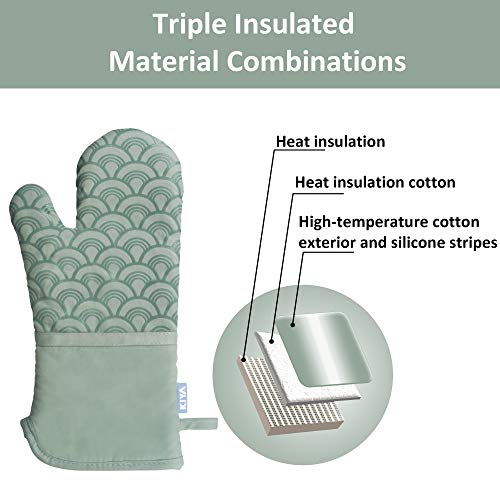 (40 OFF Coupon) Extra Long Silicone Oven Mitts 1 Pair 9.89